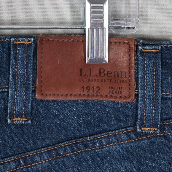 LL Bean Men's Classic Fit Straight Leg Denim Jeans Blue Size 34x34 - Picture 6 of 6